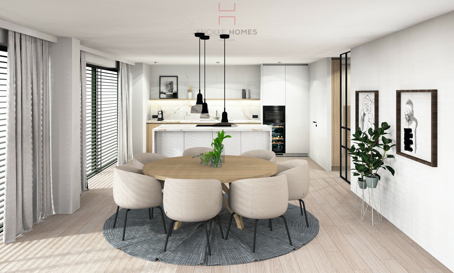 Nieuwbouw 3 slaapkamer appartement met prachtig zijdelings zeezicht in Knokke foto 7