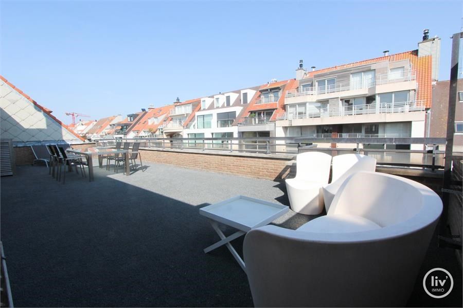 Gemeubeld - Prachtig gerenoveerde penthouse met uniek ruim terras, op wandelafstand van het strand. foto 11