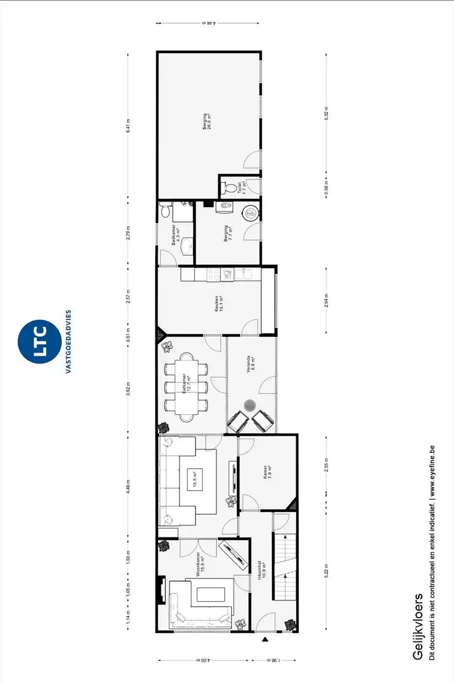 Halfopen woning met grote tuin en garage in Zoutleeuw foto 27