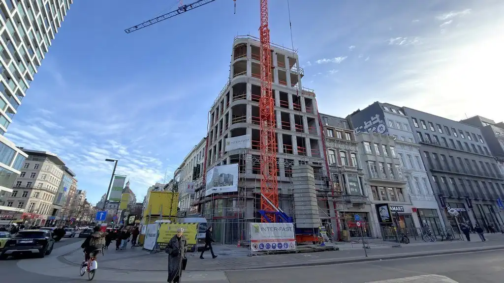 Nieuwbouw duplexkantoor te huur op De Keyserlei Antwerpen foto 2