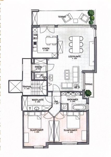 Knap twee slaapkamer appartement met ondergrondse staanplaats foto 11