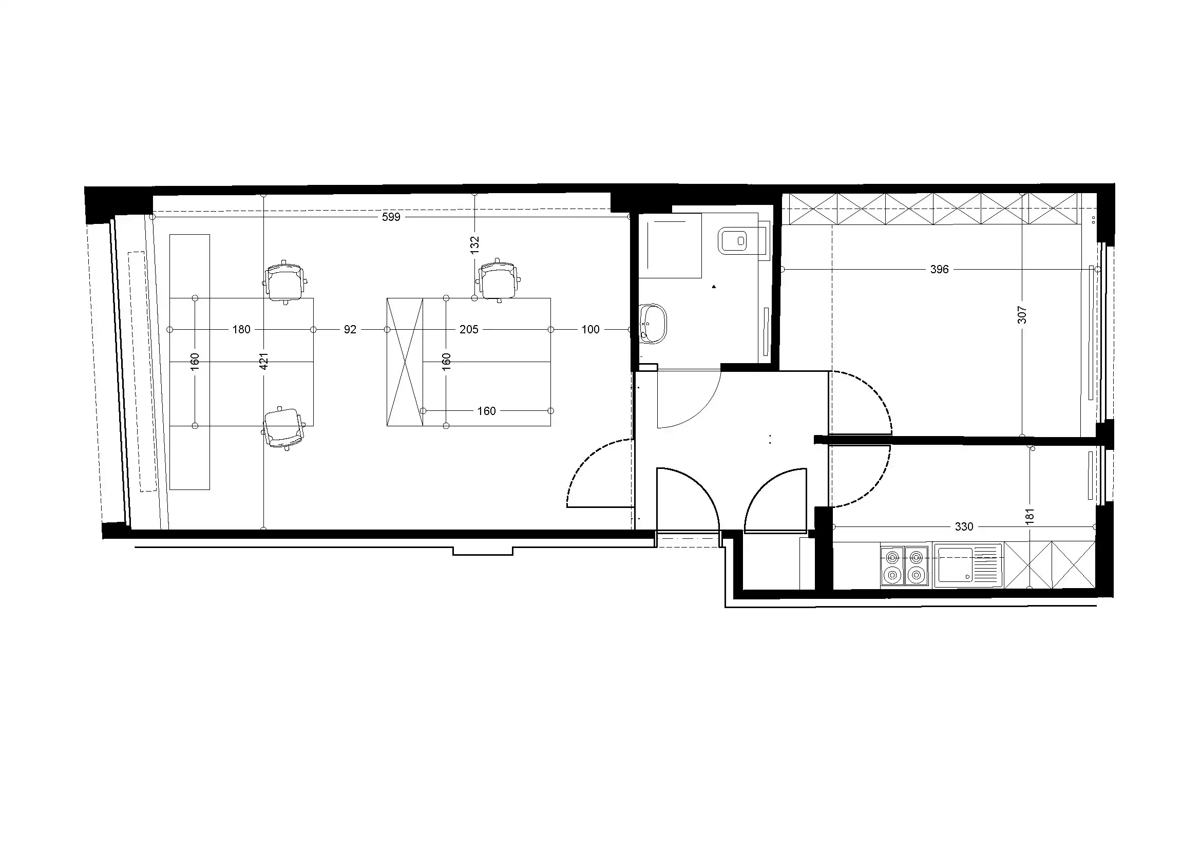 Gelijkvloers kantoorverdiep  palend aan het Zuidpark foto 9