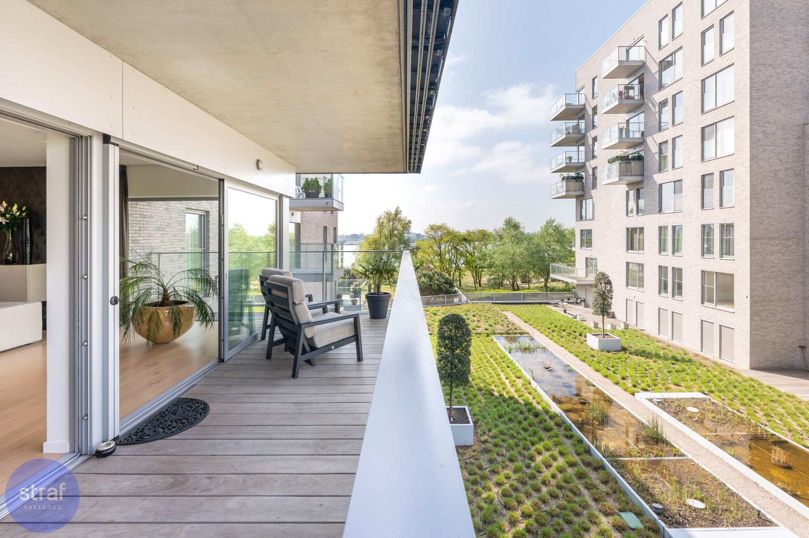 Luxueus appartement met 3 slp en 2 badkames met terras en zicht op het Galgenweel foto 7