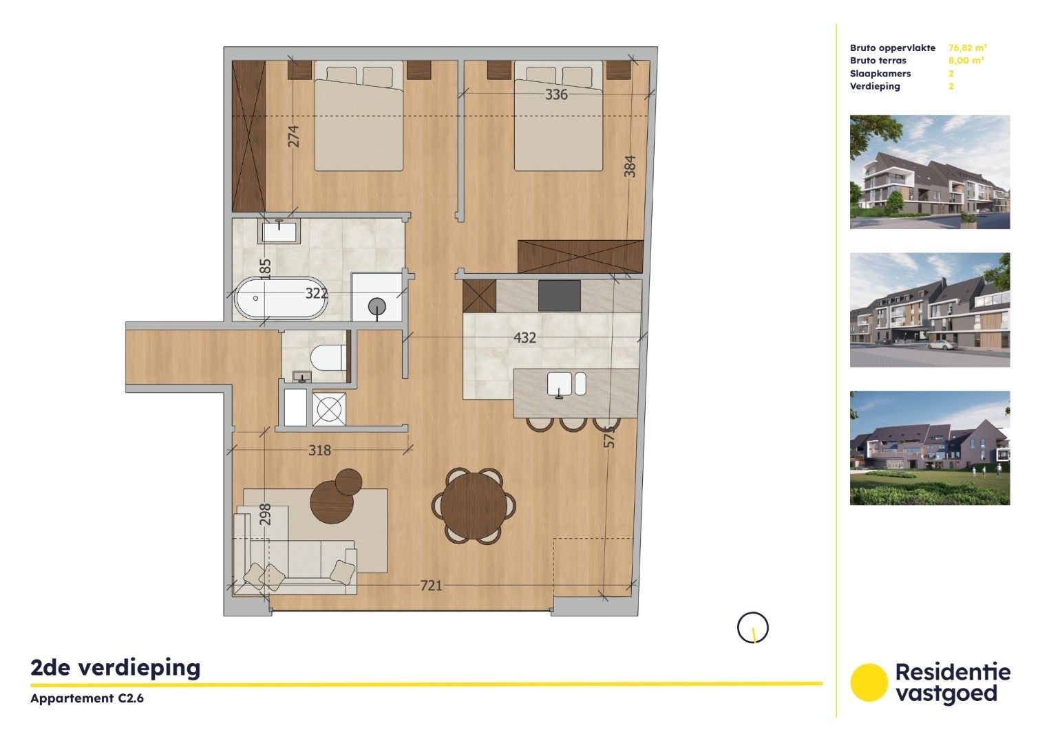 Appartement te koop Zandvoordsestraat 25 -/C 2.6 - 8460 Oudenburg