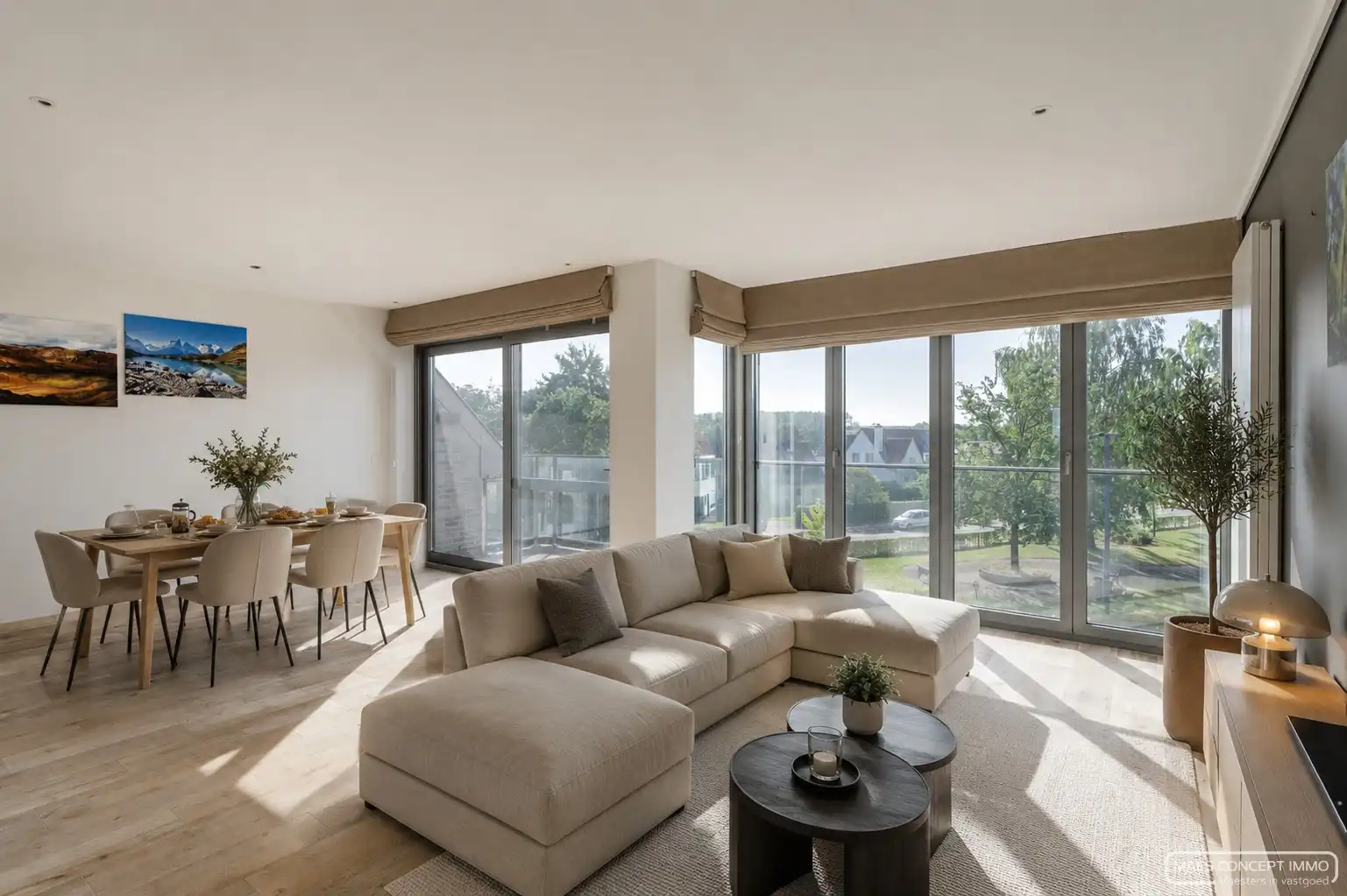 Modern 2-slaapkamerappartement te huur met terras en groen zicht in Anzegem foto 2