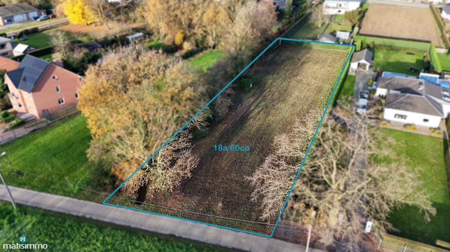 RUIME BOUWGROND VAN 18A 60CA VOOR OPEN BEBOUWING TE LANAKEN foto 6