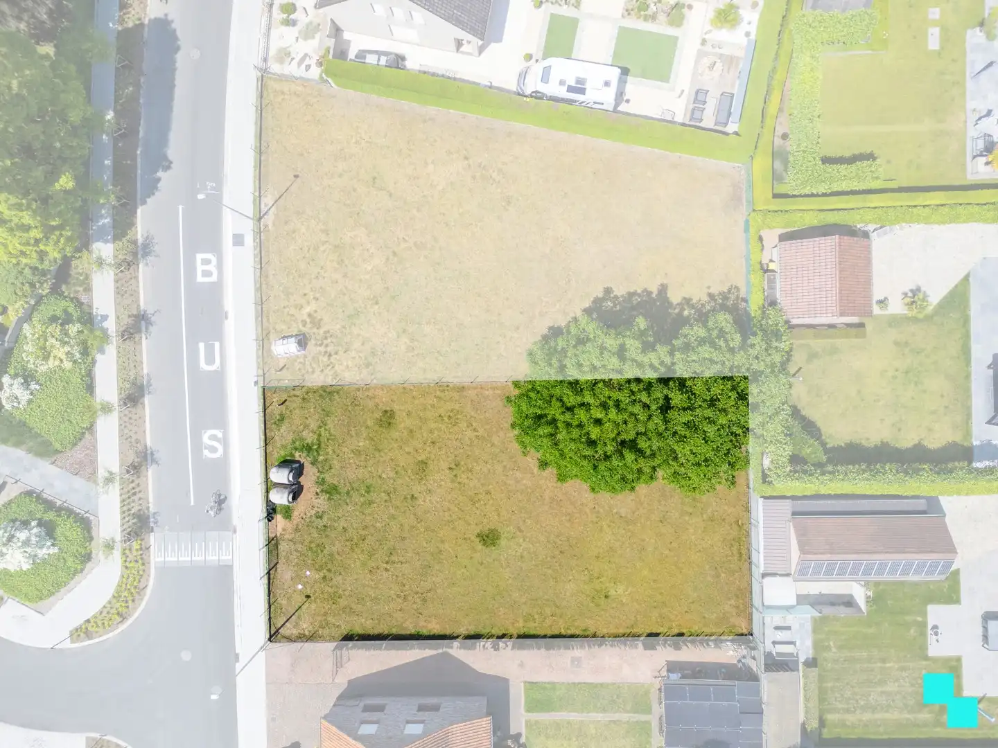 Aantrekkelijk gelegen bouwgrond te Kachtem van 665m² voor open bebouwing foto 4