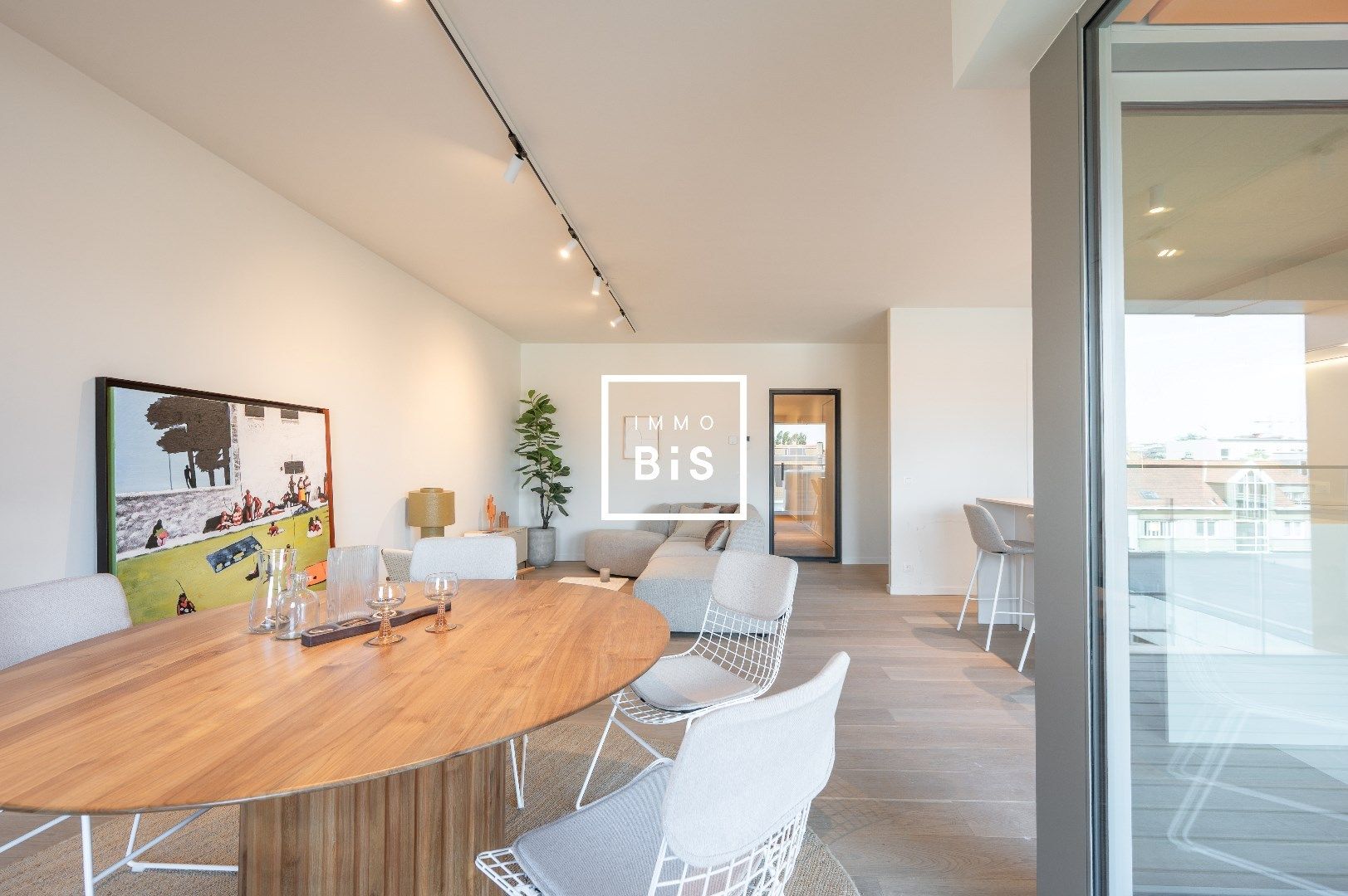 Modelappartement met 2 slaapkamers en oost geörienteerd terras. foto 7