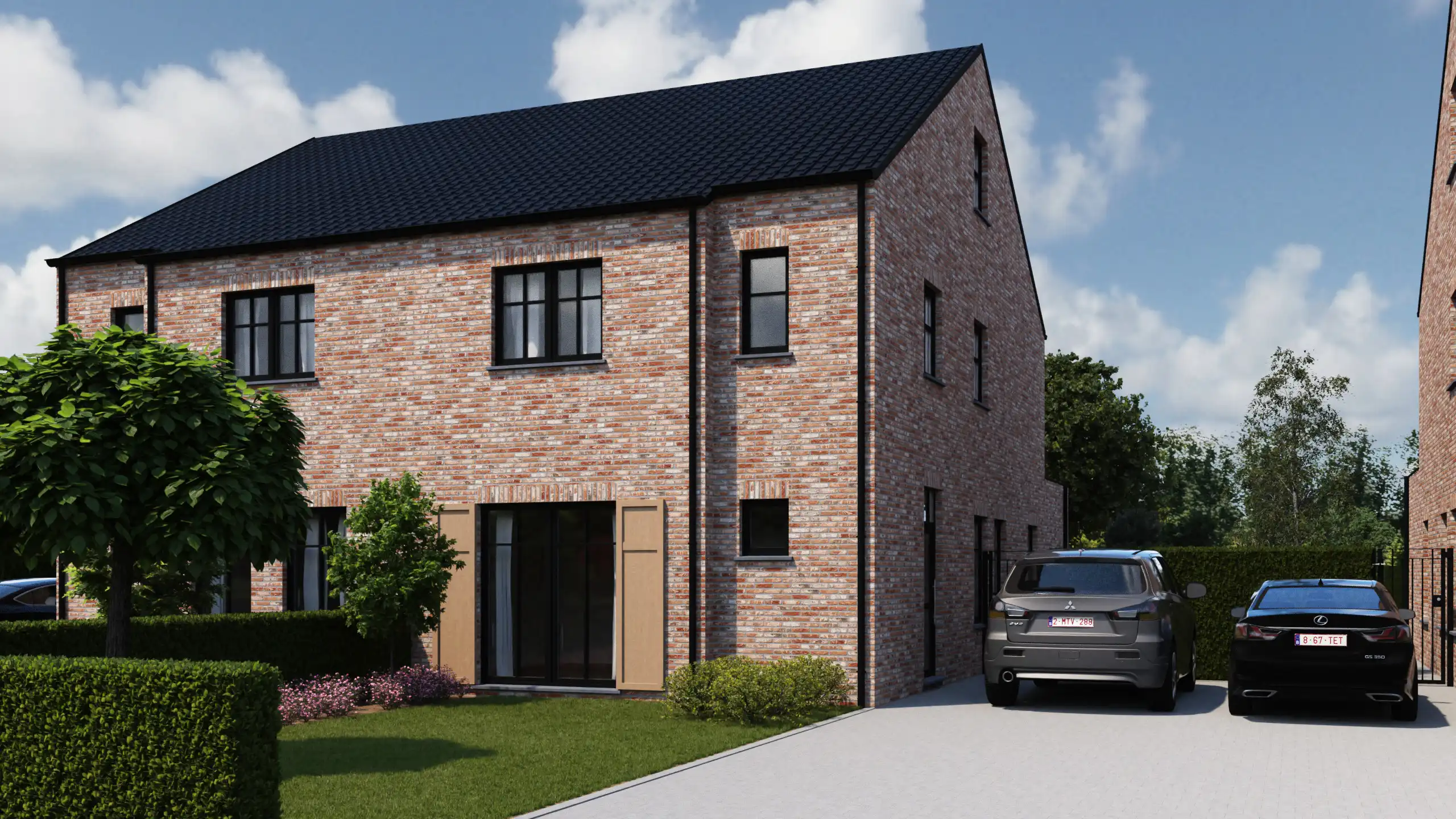 Landelijke nieuwbouwwoningen met 4slpks te Boekt! foto 4