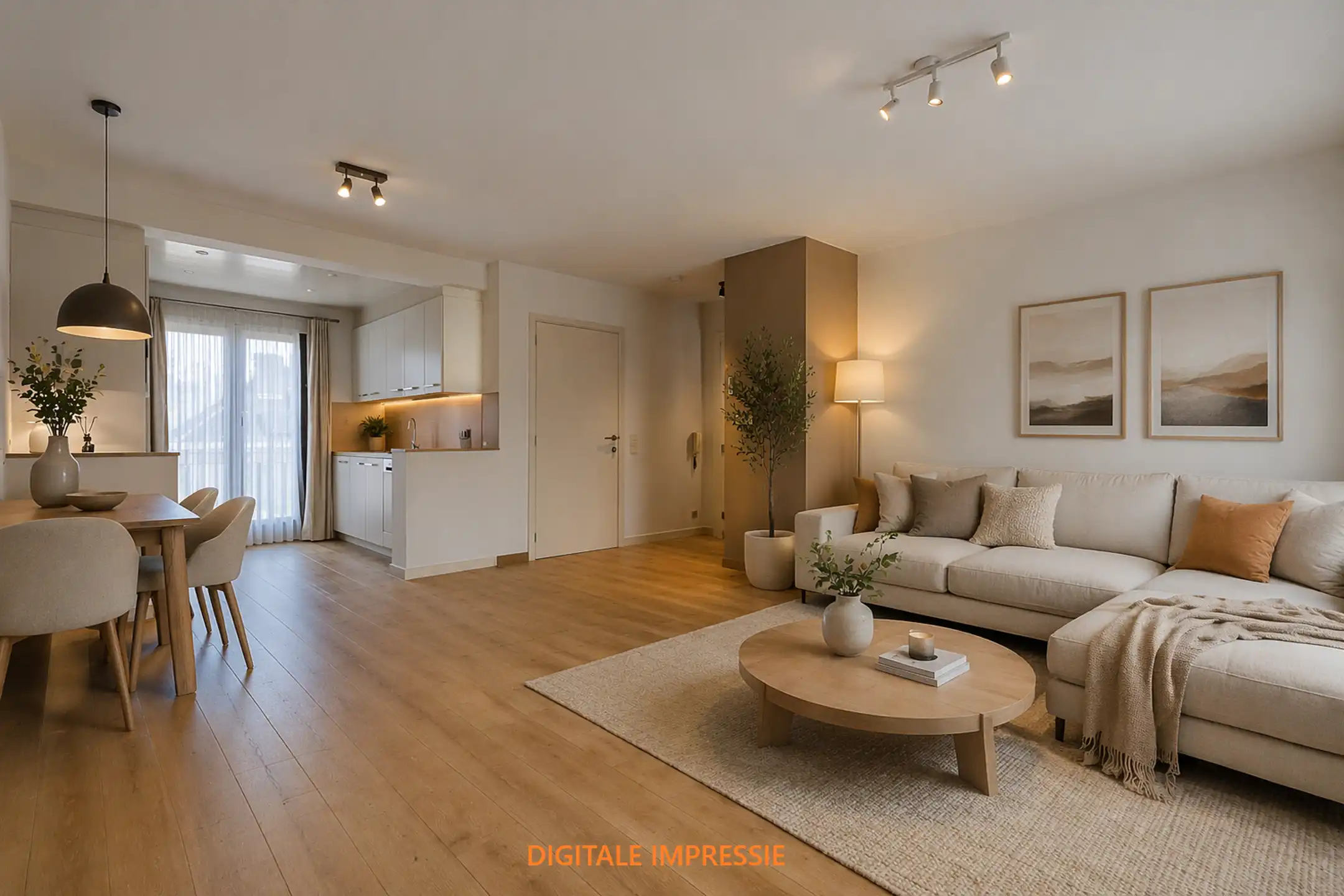 HERZELE- Verzorgd 2-slaapkamerappartement met 2 terrassen foto 4