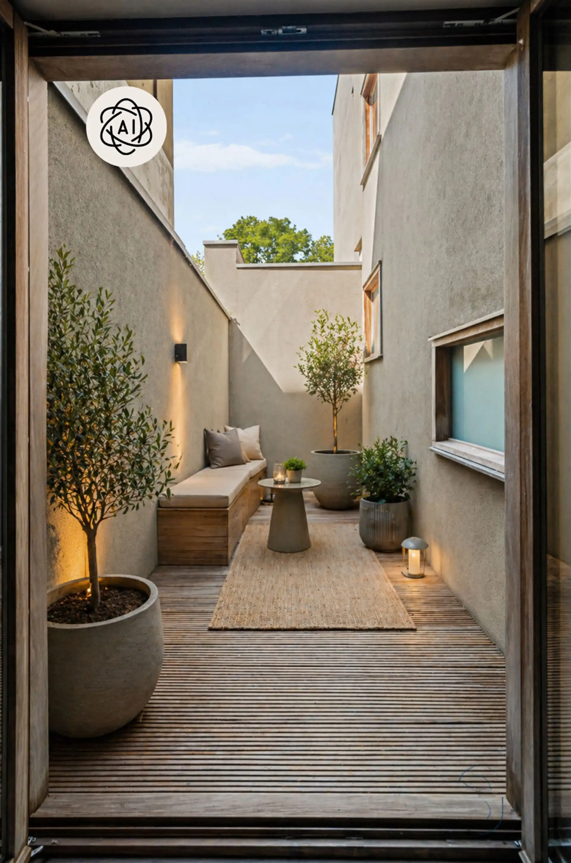 Gezellig gelijkvloers app. met terras & parking foto 12