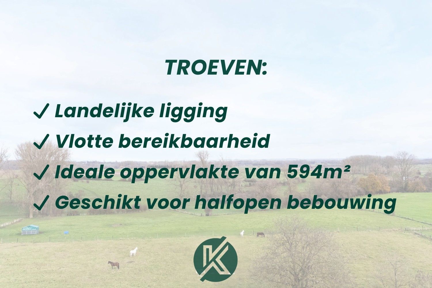 Strategische bouwgrond op een mooi perceel foto 2