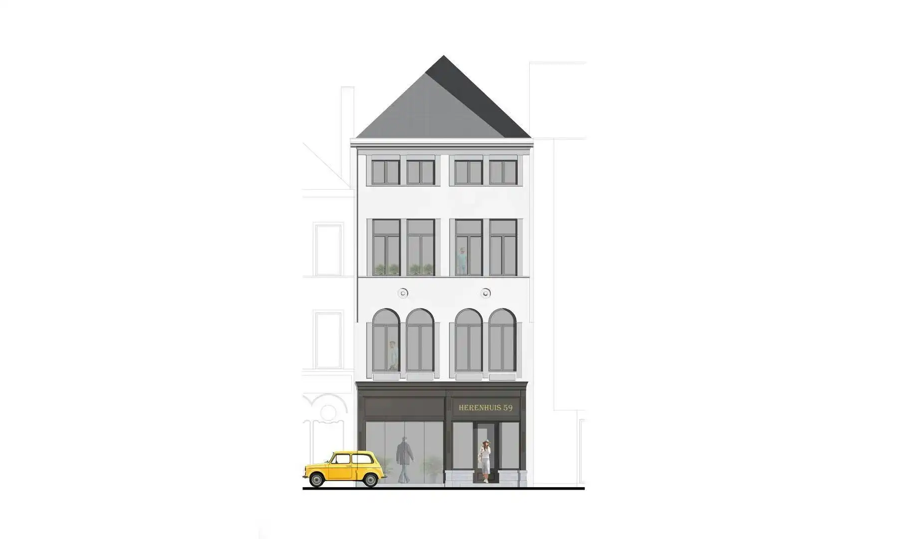 Appartementsgebouw te koop in Kortrijk (opbrengsteigendom) foto {{pictureIndex}}