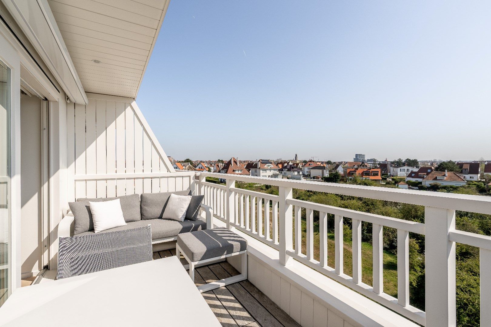 Recent en luxueus afgewerkte hoekpenthouse met adembenemend zicht over het Park58. Inpandige box te koop foto 2