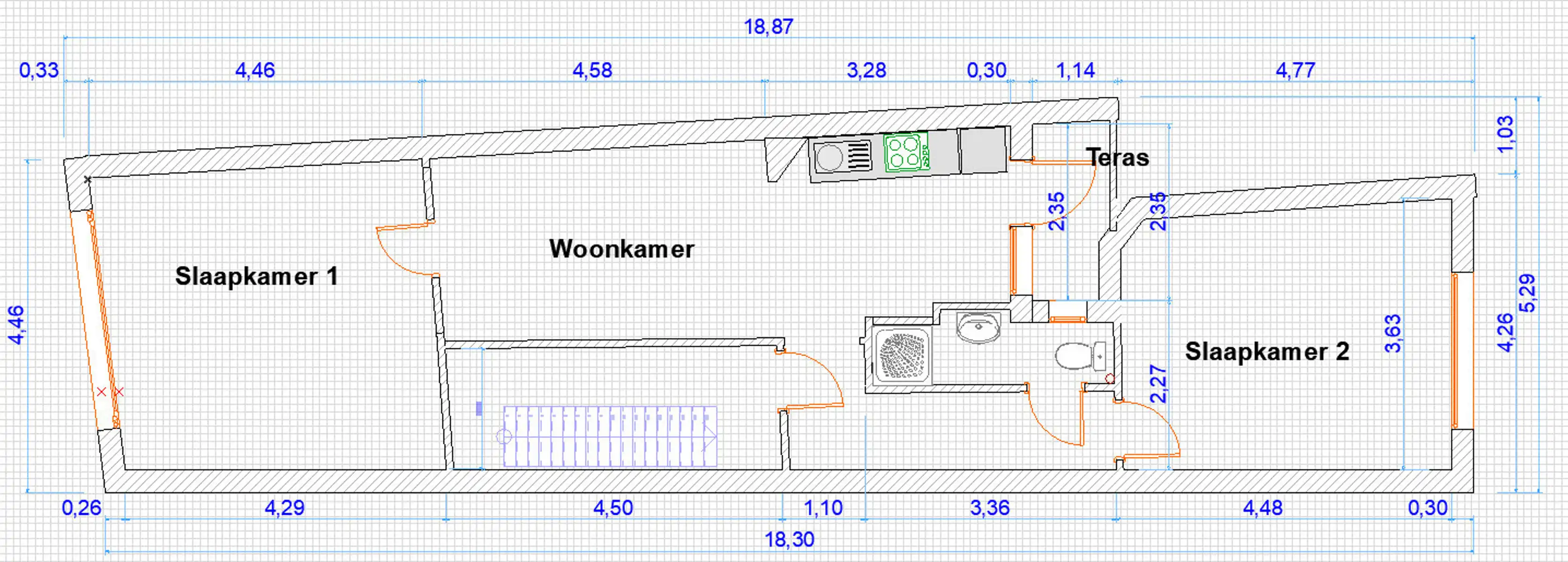 Vergund en gerenoveerd opbrengsteigendom bestaande uit 3 app foto 4