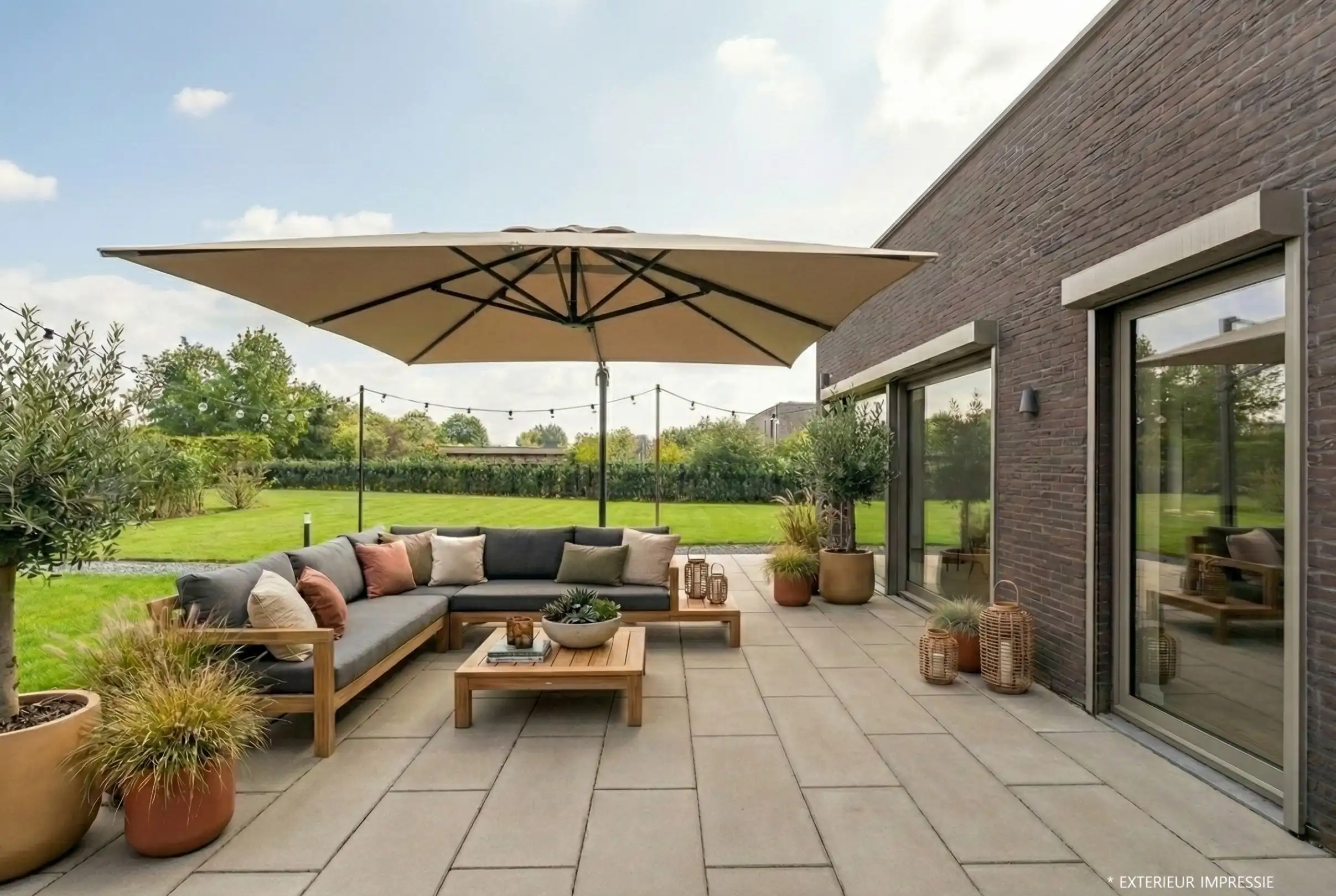 Stijlvol, gelijkvloers en instapklaar appartement (208 m²) mét private tuin en private kelder vlakbij Zolder-centrum foto 6