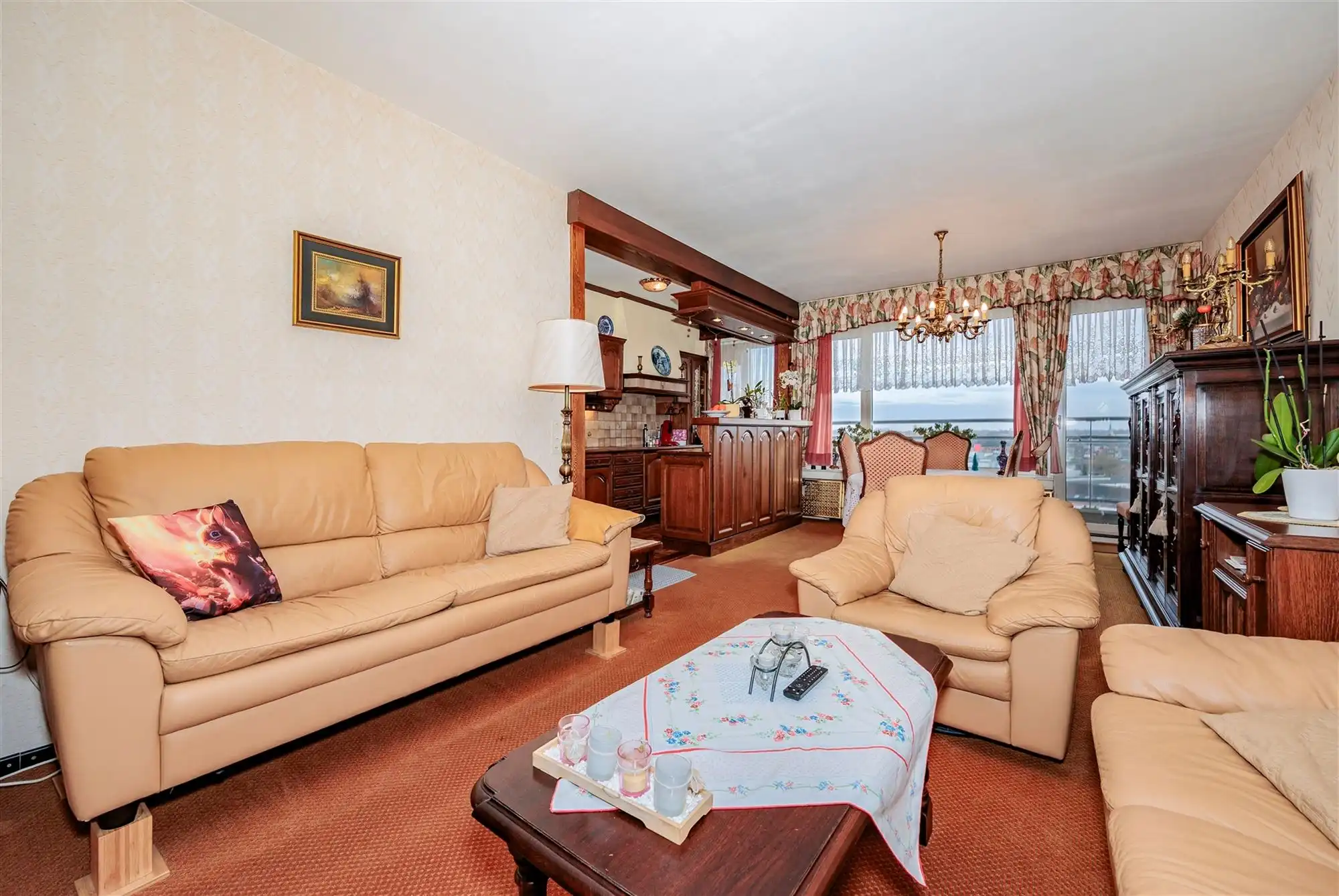 Appartement met 2 slaapkamers en twee terrassen en P foto 6