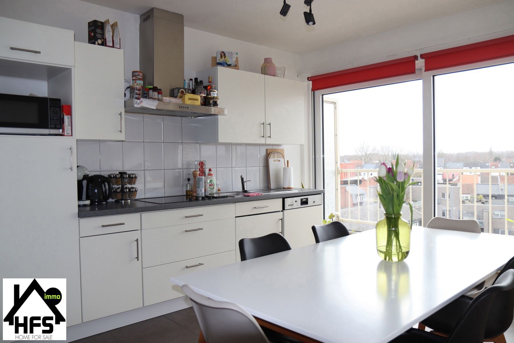 Tof appartement met zicht op de binnendijle aan de Winketkaai foto 5