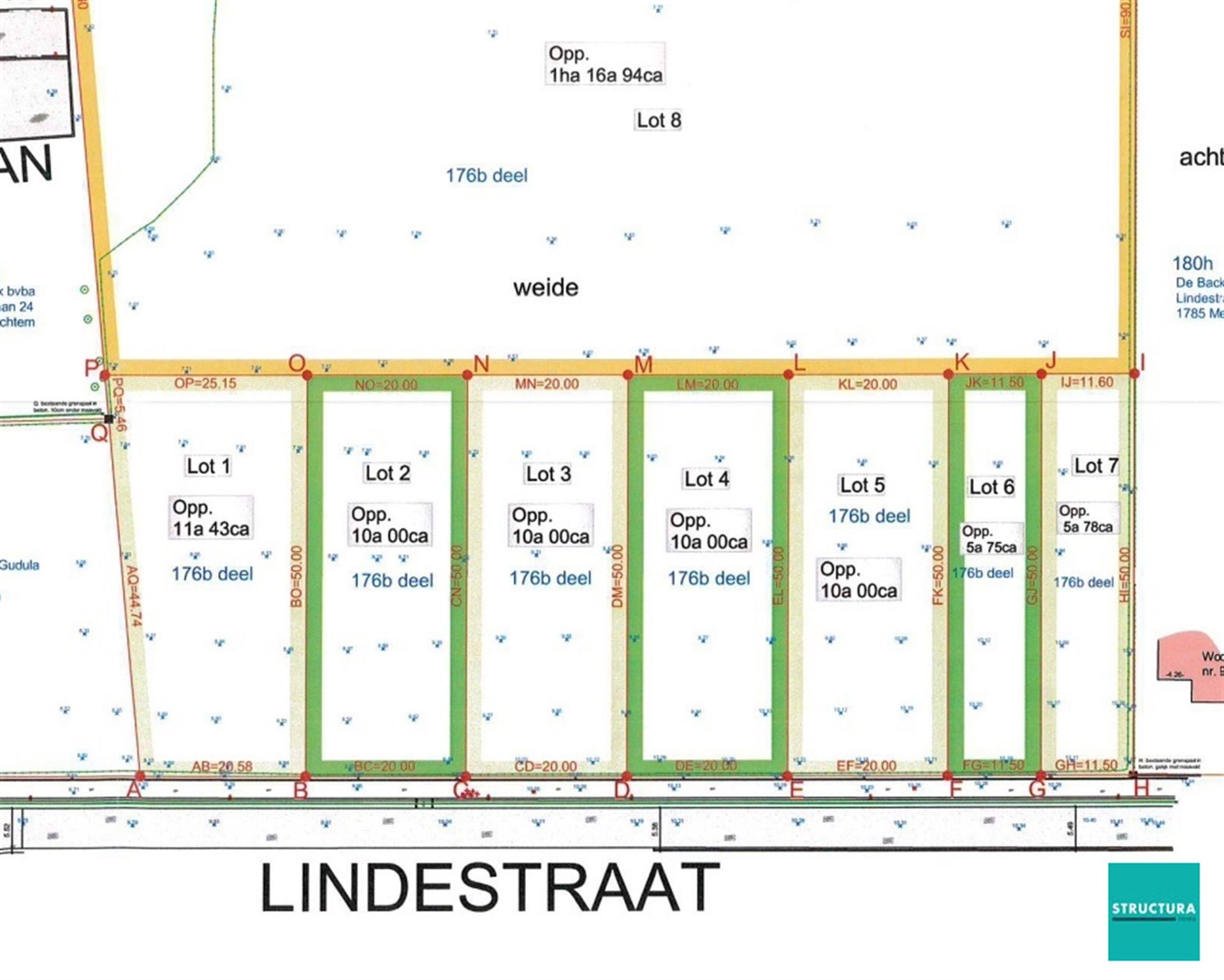 Bouwgrond voor open bebouwing op terrein van 10a foto 2