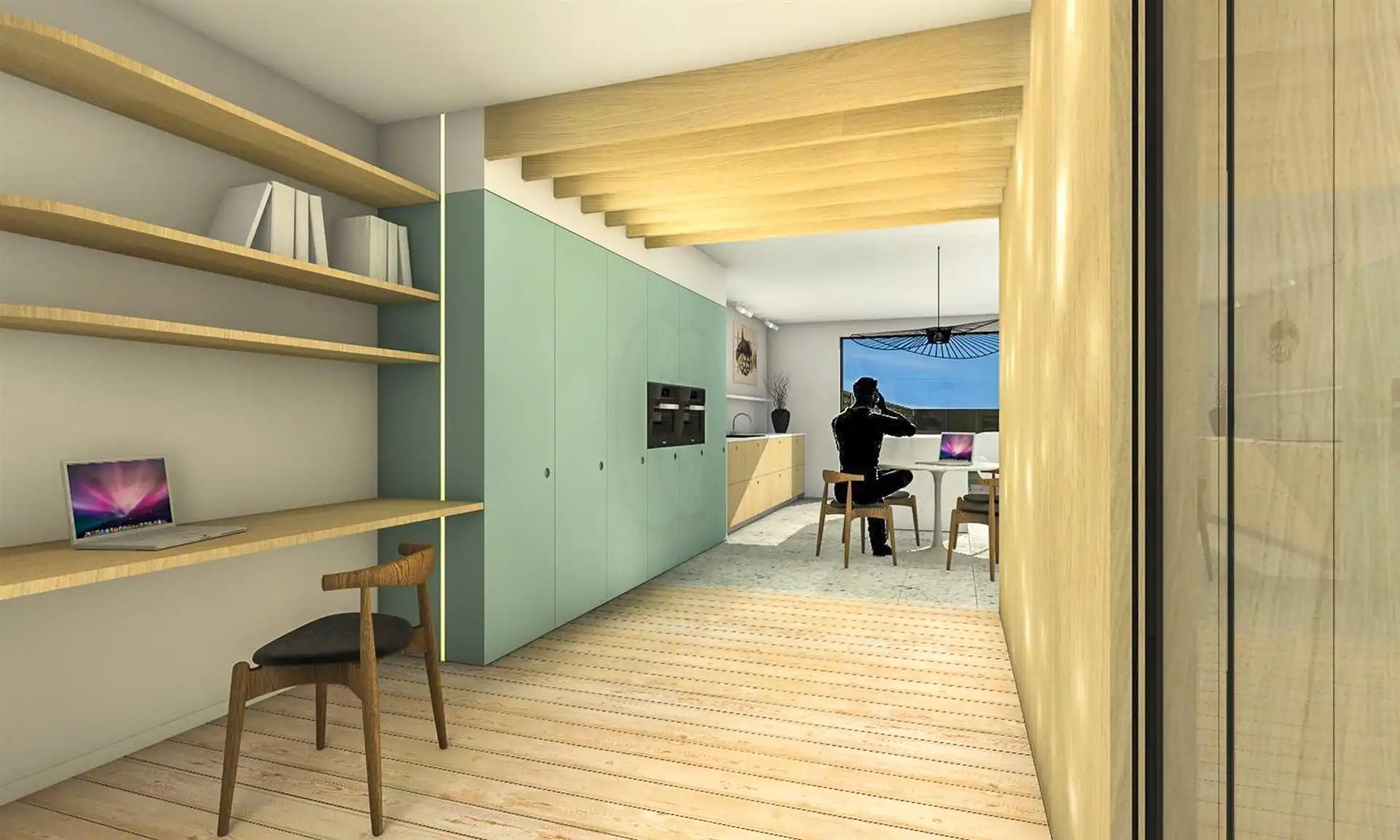 Stijlvolle, halfopen, nieuwbouwwoning op rustige ligging foto 5