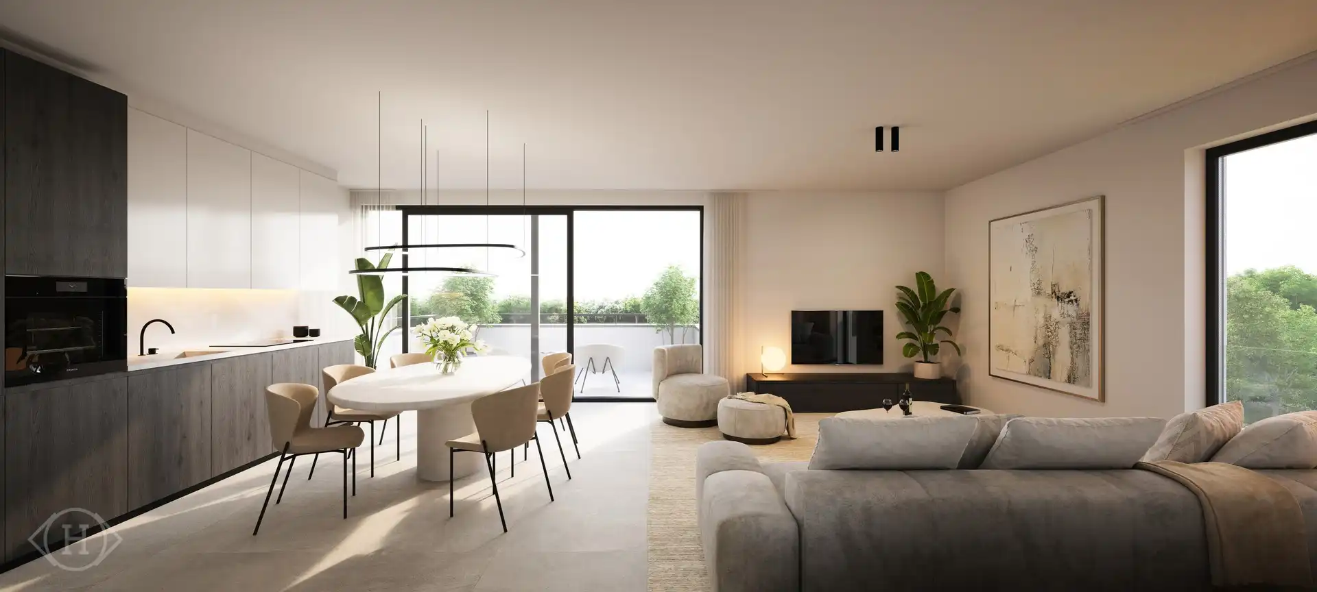 Ruim appartement 2 slpk met prachtig terras foto 11