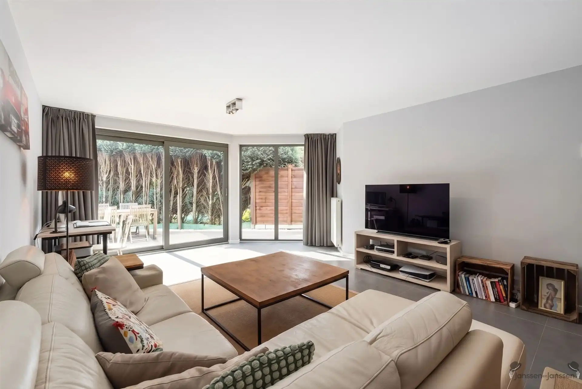 Ruim en energiezuinig gelijkvloers appartement (101 m²) met garage op toplocatie in Schilde foto 3