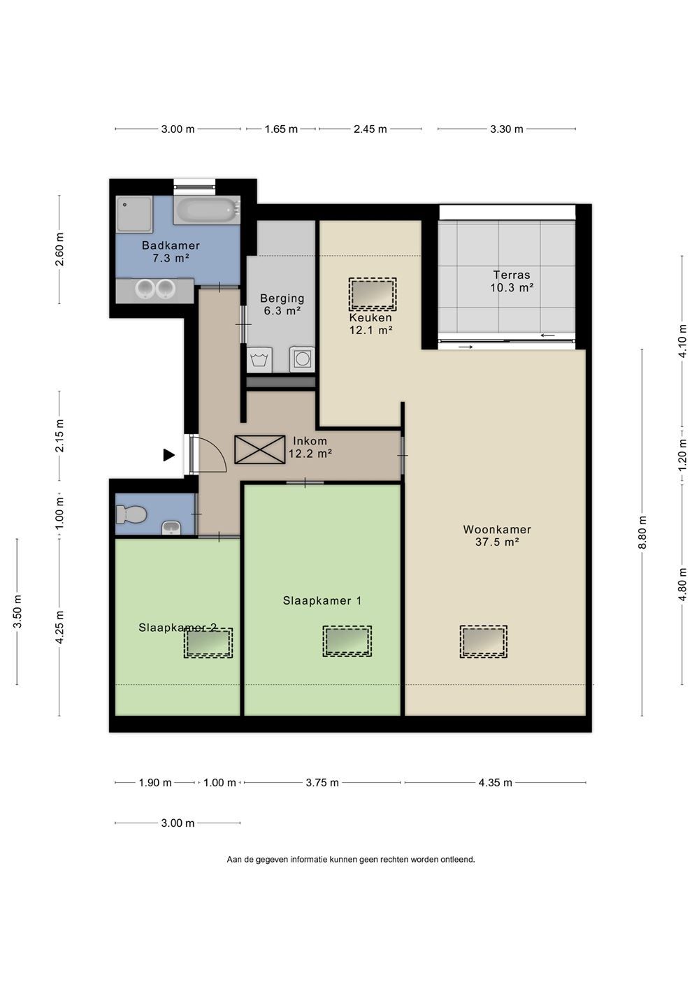 APPARTEMENT van 110m² met 2 slaapkamers foto 5