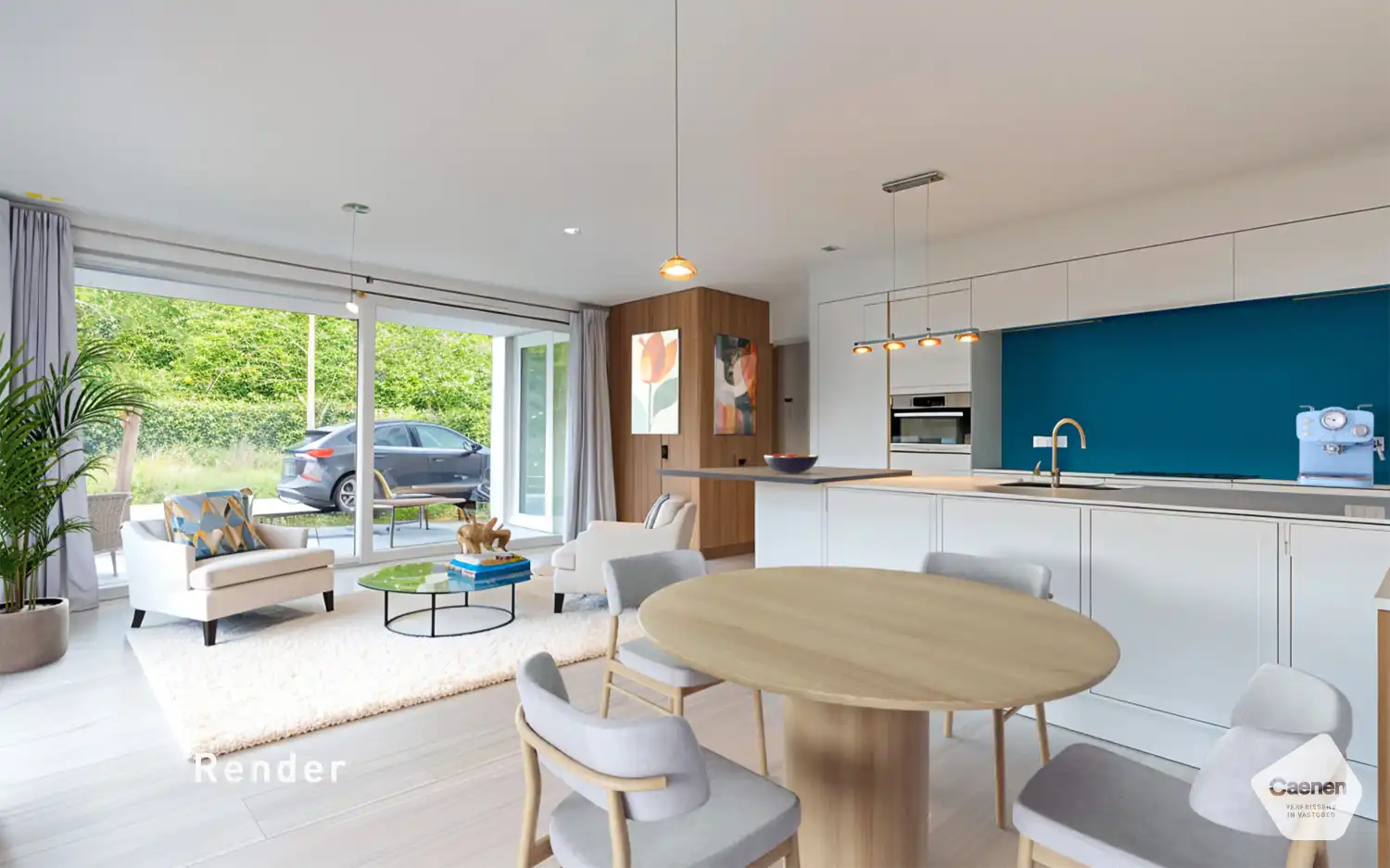 Zeer recent gelijkvloers appartement met 2 slaapkamers foto 3