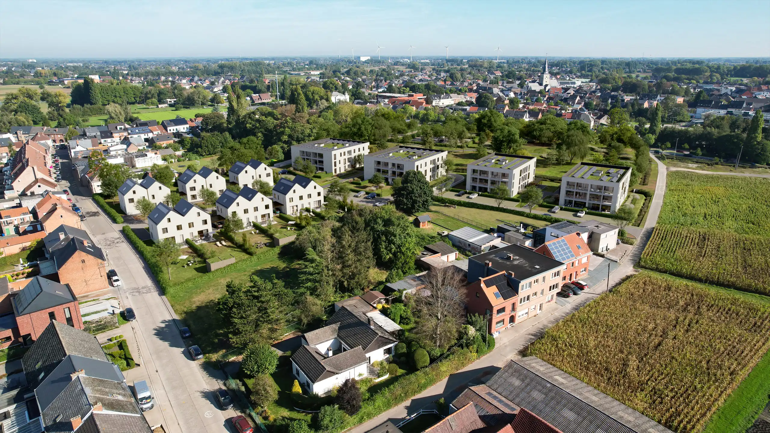 WOONPROJECT VELDEKENSPARK nieuwbouw woonproject met 1, 2 en 3 slpk.-appt en 12 Half-open woningen foto {{pictureIndex}}