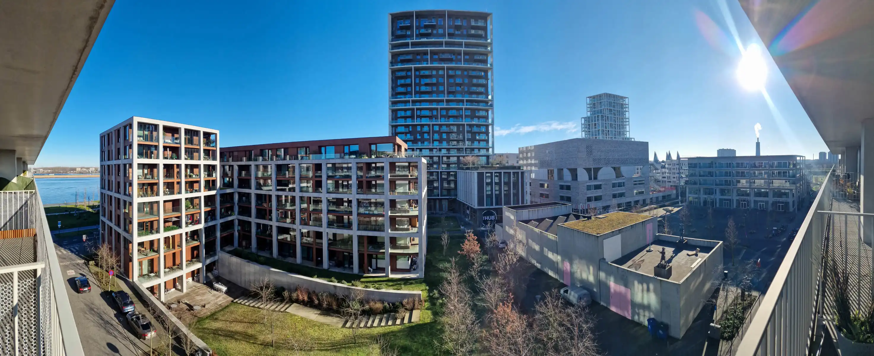 Prachtige gemeubelde studio met zicht op de Schelde foto 8