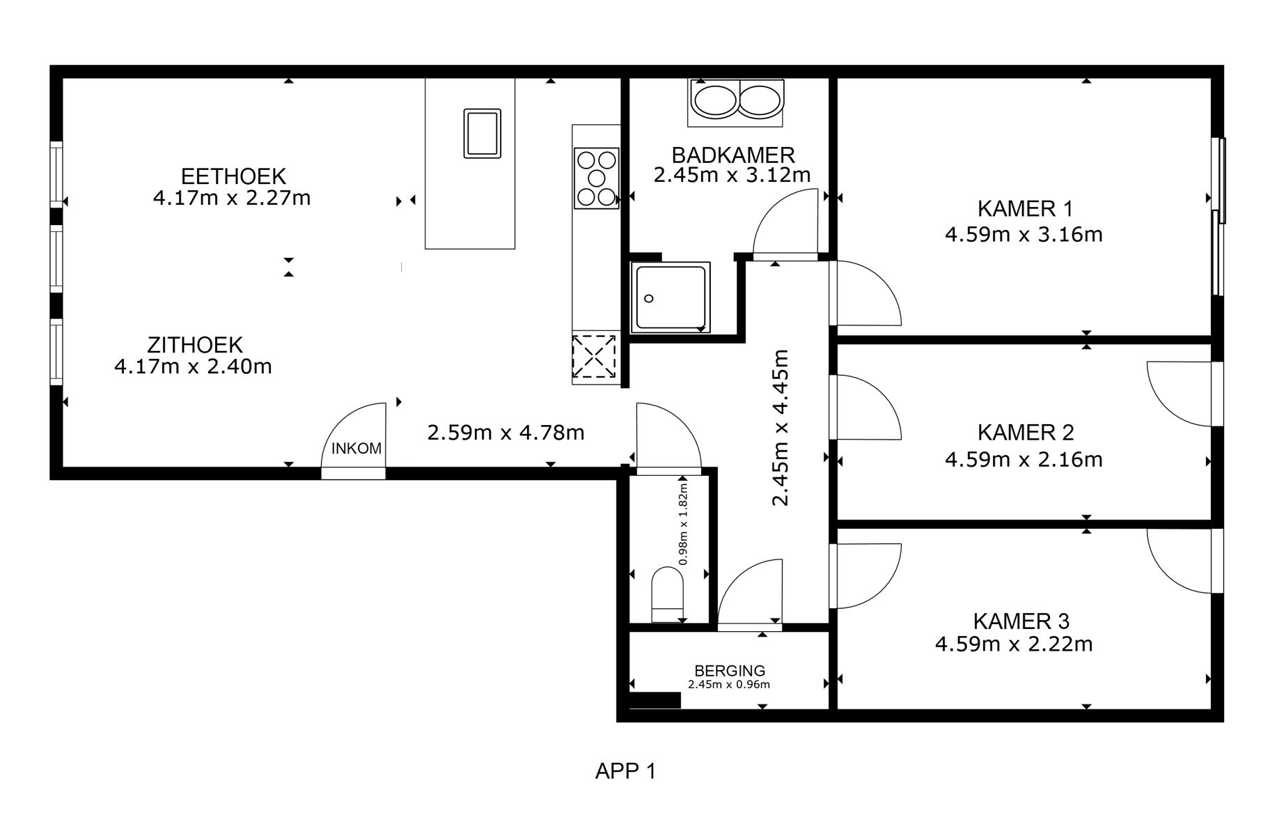 Instapklaar gelijkvloersappartement met ruim terras foto 11