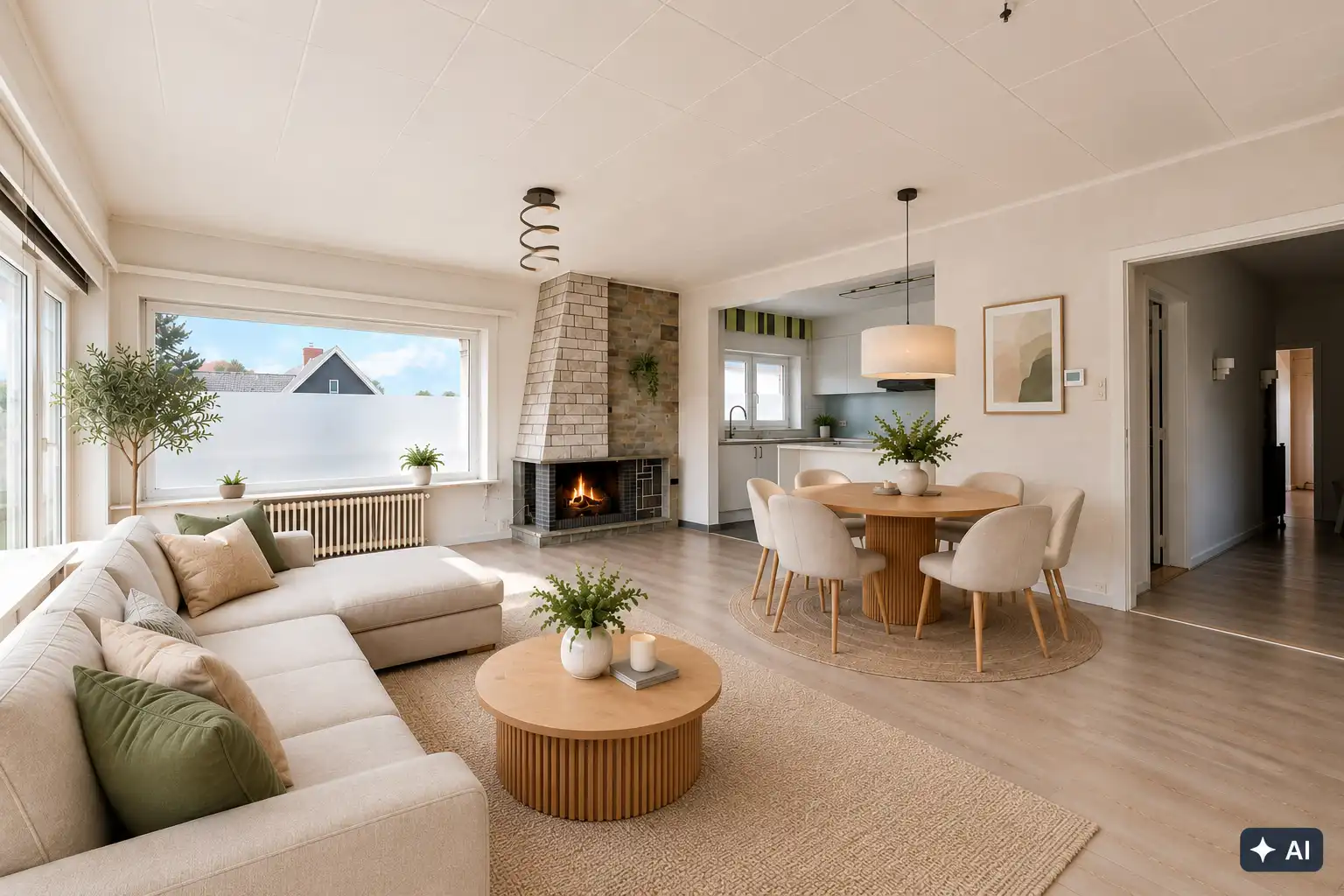 Vernieuwd 2-slaapkamer hoekappartement (98 m²) in SINT-KRUIS foto {{pictureIndex}}