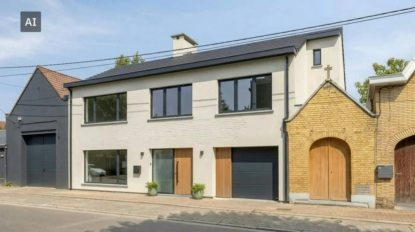 Solide huis met 4 slaapkamers, tuin, garage en kapel te koop foto 25