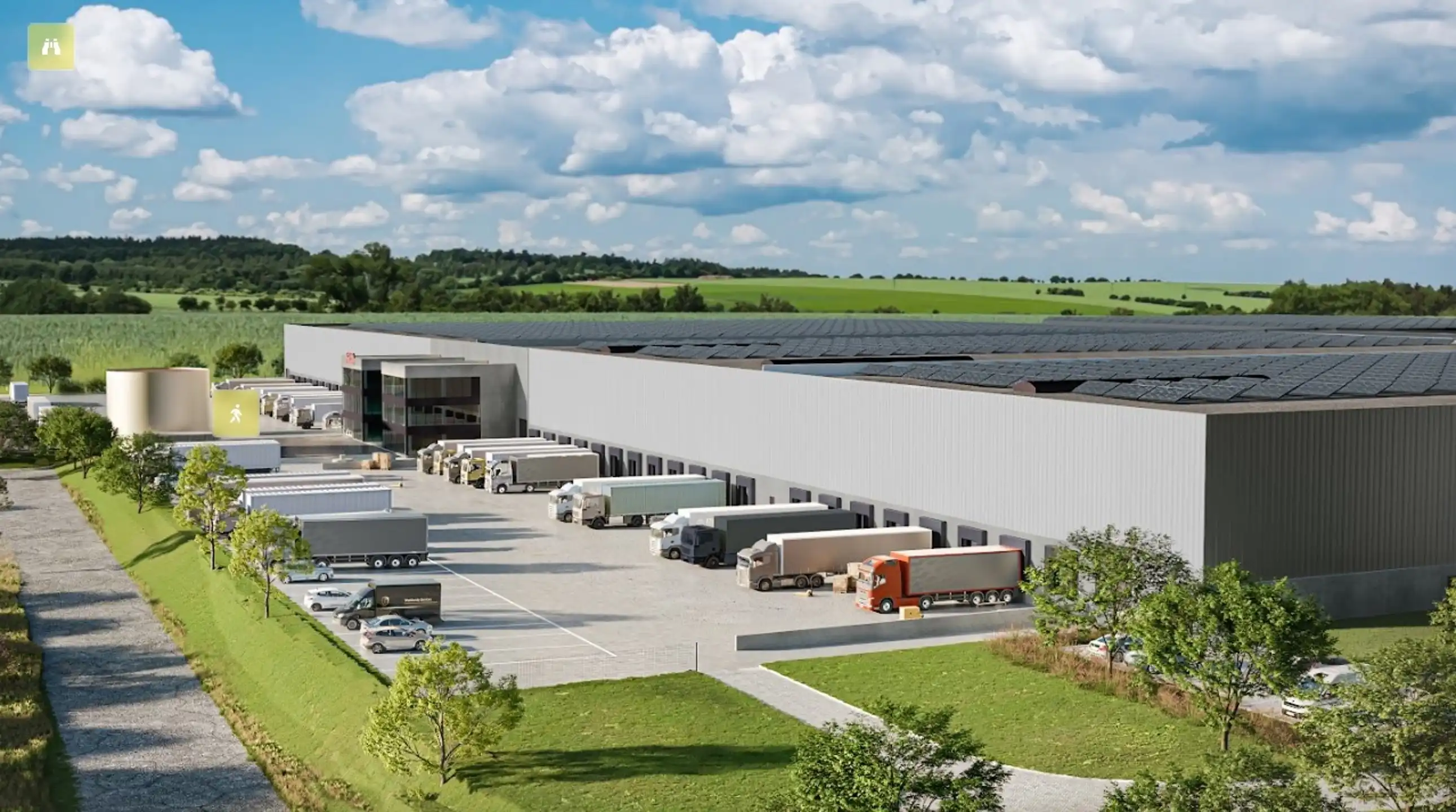 BTS  Magazijn 16.000m² met mezzanine 2.777m² en kantoor 525m² te huur foto 3