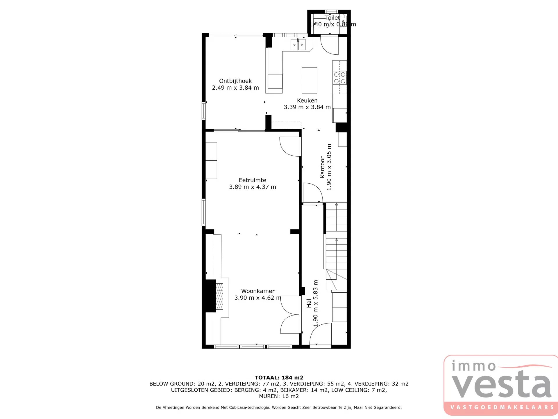 Woning met 4 slaapkamers in centrum foto 25