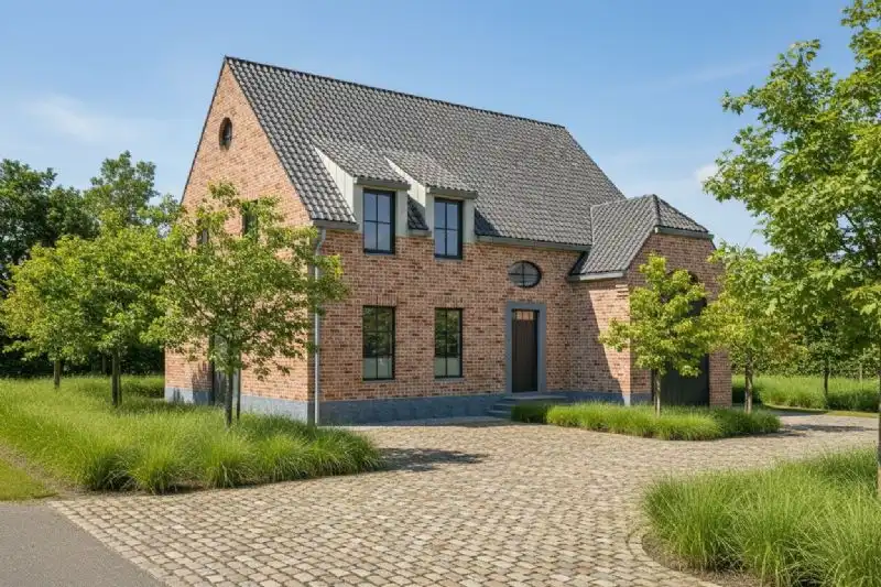 Nieuw te bouwen alleenstaande woning te Tielt. foto {{pictureIndex}}