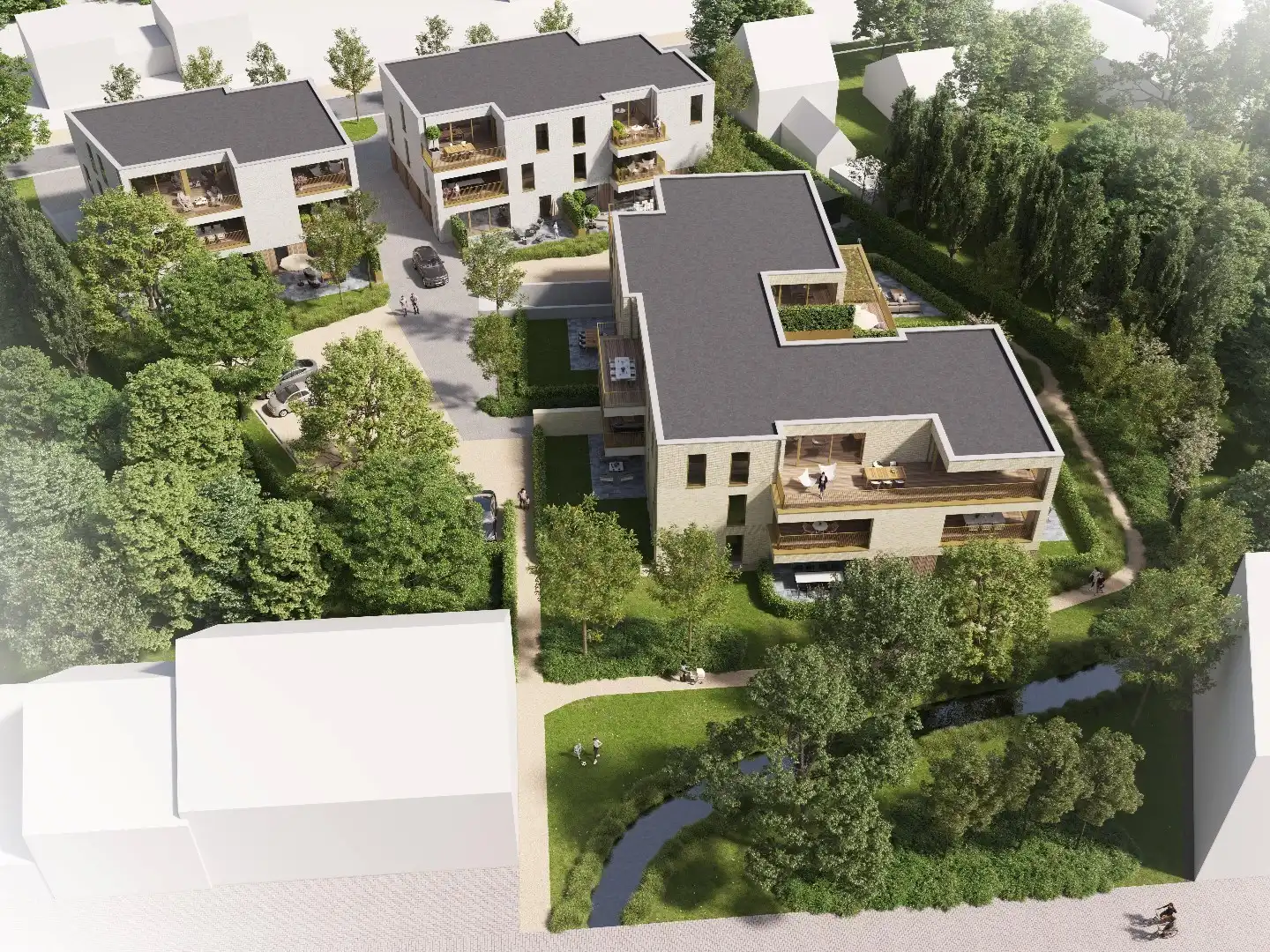 Nieuwbouwappartement met twee slaapkamers en terras van 20,50m² foto 4