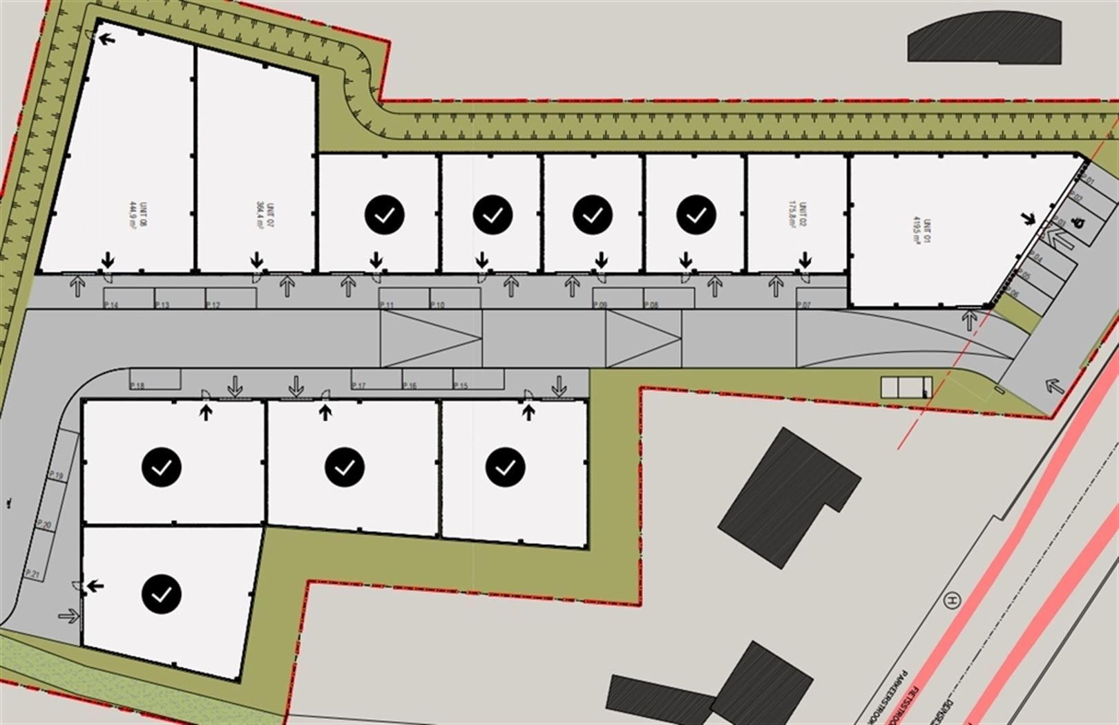 Te Huur/Te Koop Nieuwbouw KMO units te Tielt foto 15
