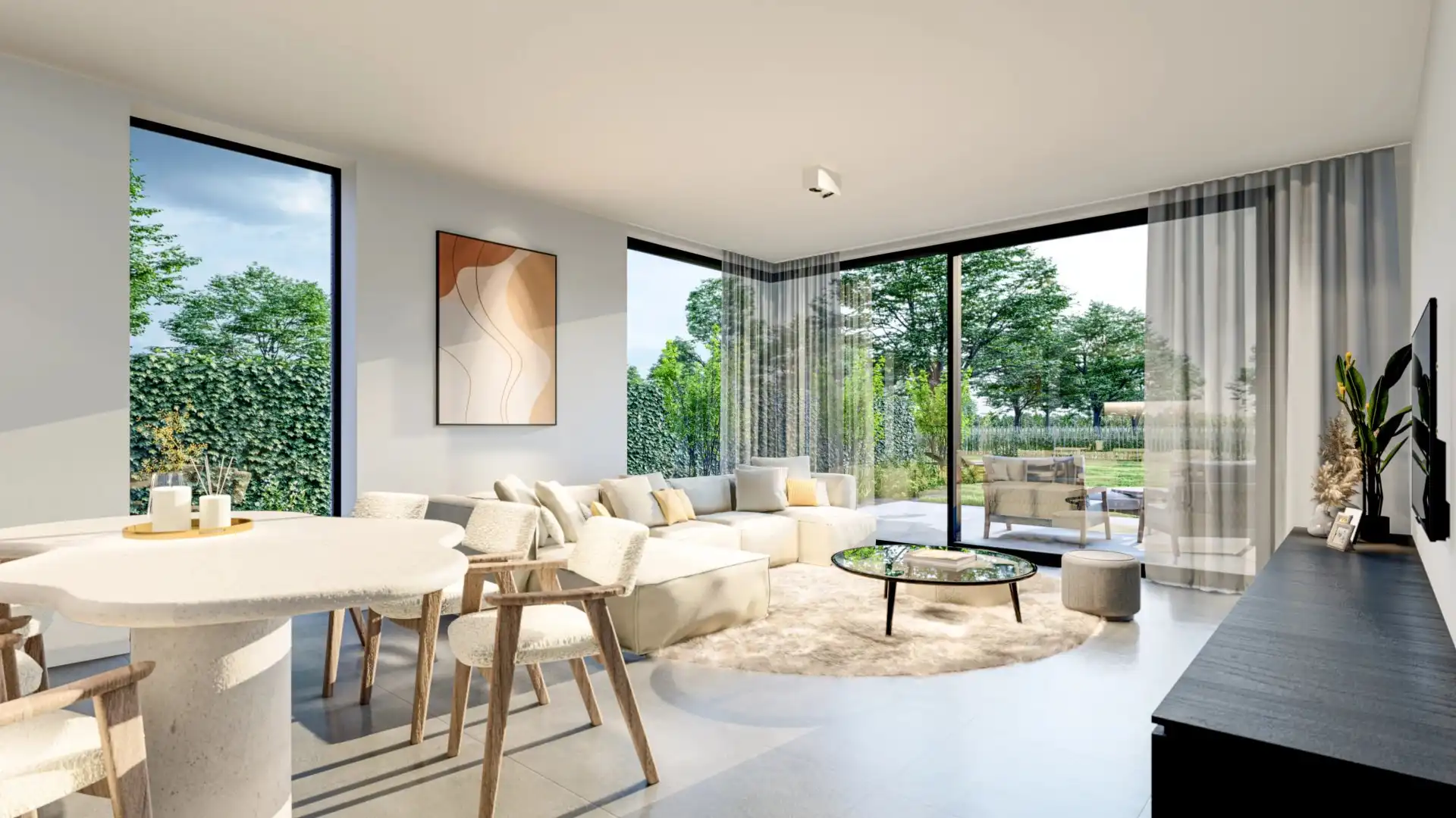 1.1 EXCLUSIEF  NIEUWBOUWAPPARTEMENT MET 2 SLPK’S EN RUIM TERRAS IN LINKHOUT foto 3