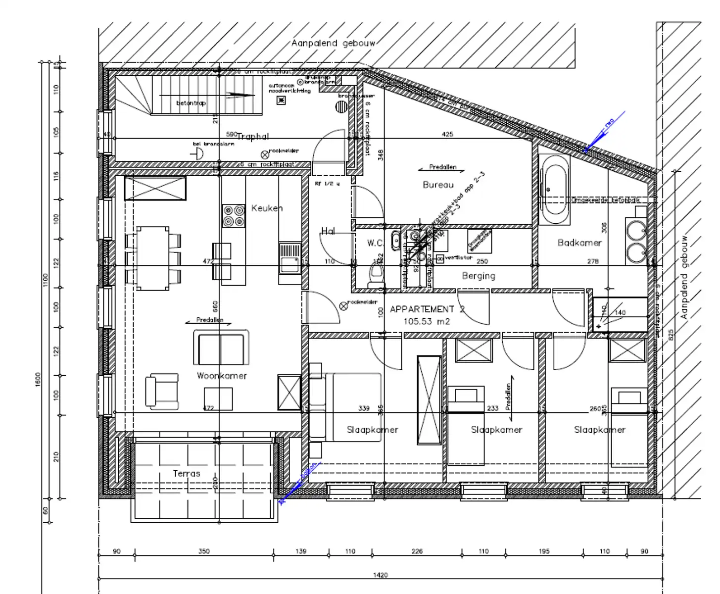 Casco-app 1ste verdiep en staanplaats (onder 2% registratie) foto 2