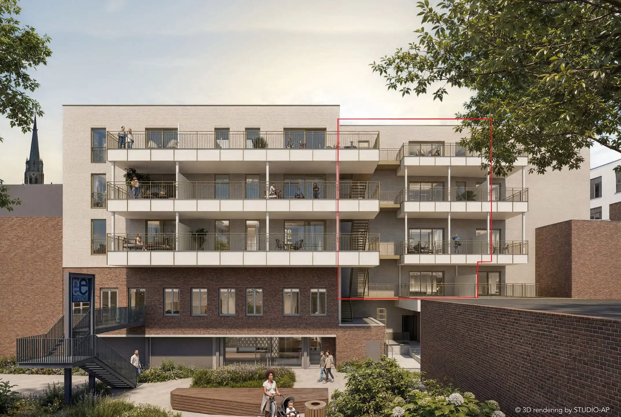 Residentie Elckerlijc: uniek wonen in de stad foto {{pictureIndex}}