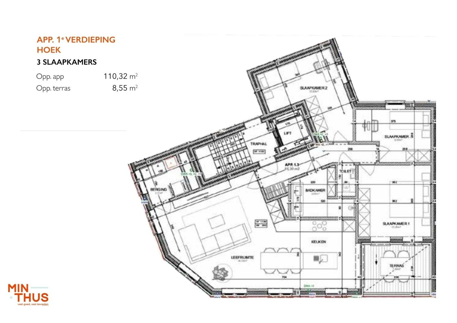 Appartementen te koop op de markt van Beselare foto 4