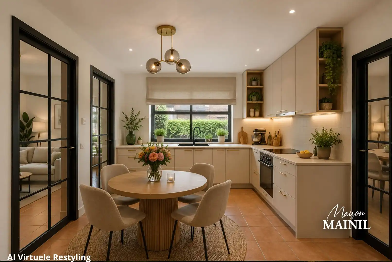 Charmante woning met 3 slaapkamers, atelier en vergezichten te Scheldewindeke. foto 8