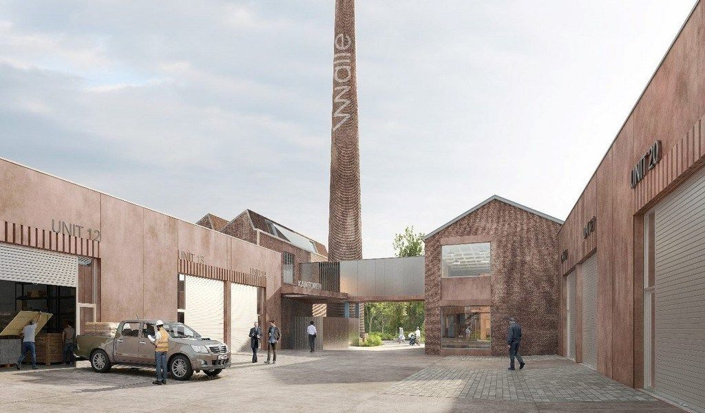 Nieuwbouw bedrijfsunit te koop in Walle Kortrijk foto 13
