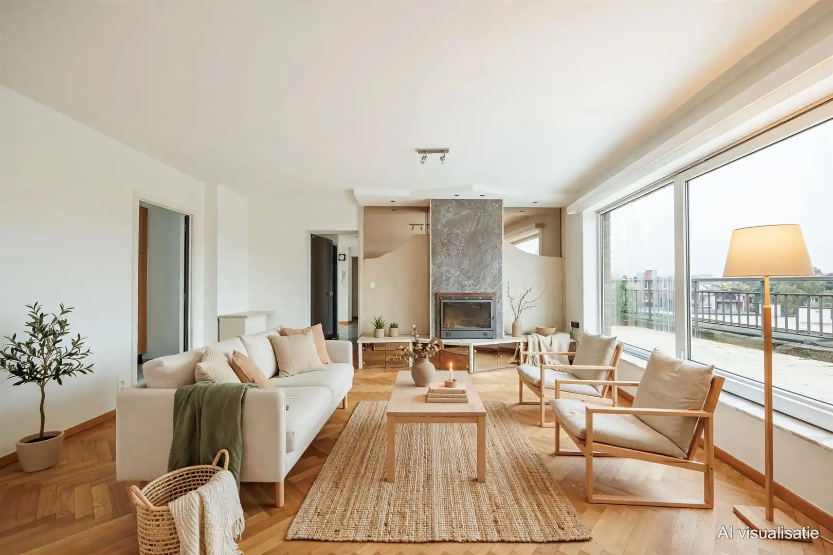 Ruim dakappartement met zonneterras en parking. foto 9