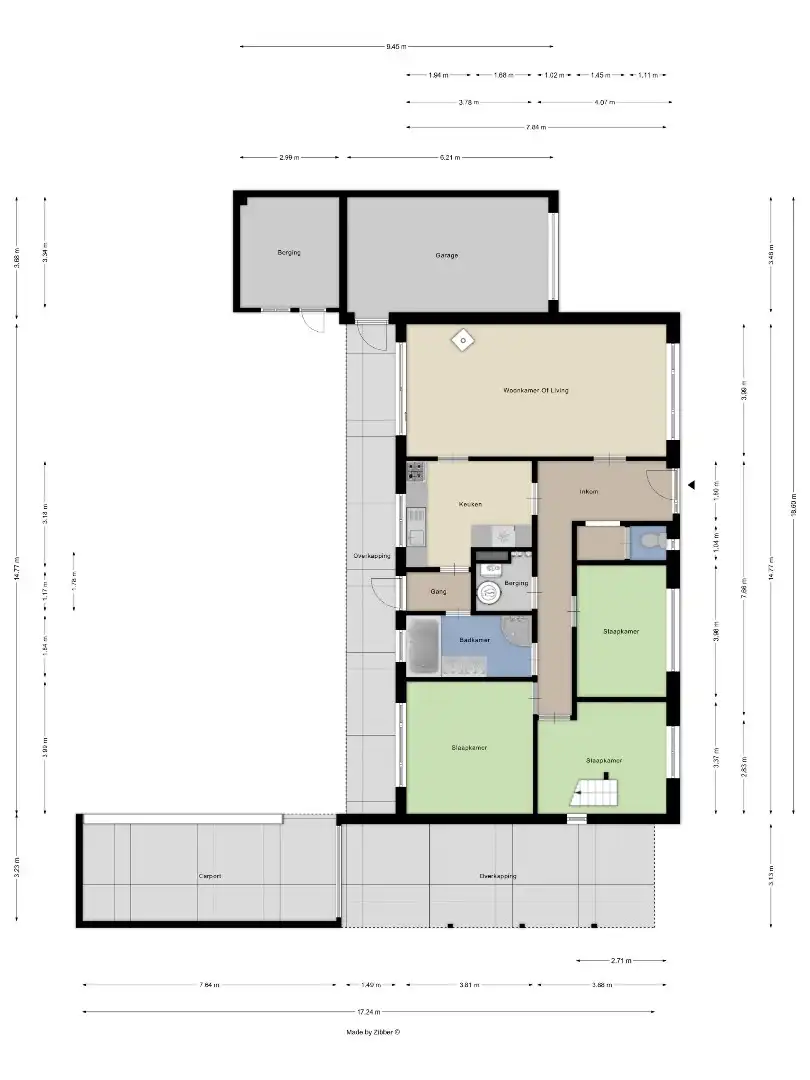 Halfopen bebouwing met 3 slaapkamers, bereikbare zolder in Kumtich! - EPC 366 kWh/m² - bewoonbare opp.158 m² foto 31