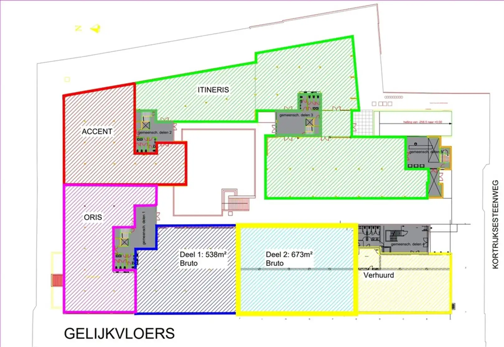 Ingericht kantoor met een overvloed aan natuurlijk lichtinval vlakbij de E40 foto 13