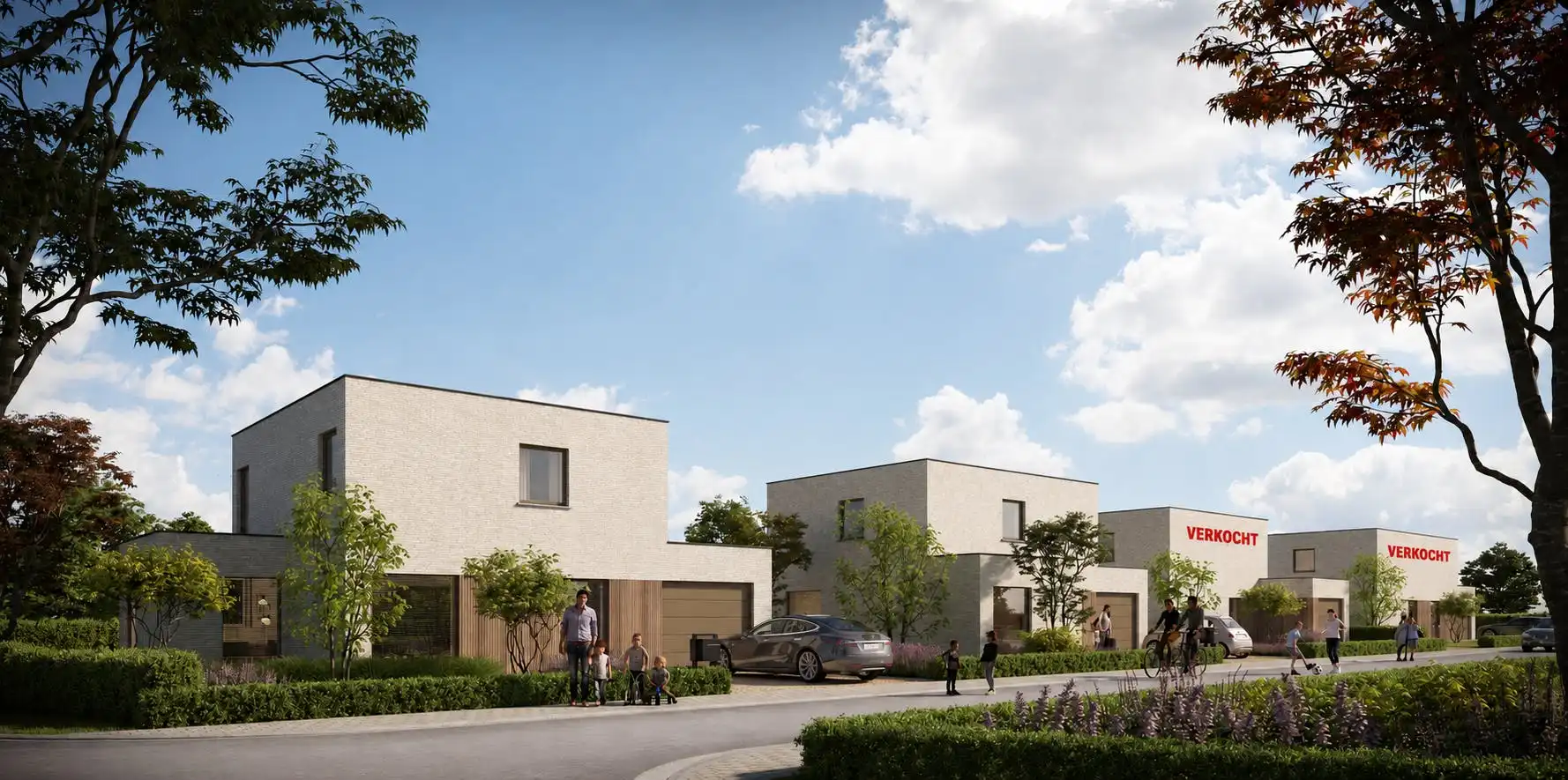 Modern wonen in Krombeke: hoogwaardig nieuwbouwhuis te koop foto {{pictureIndex}}