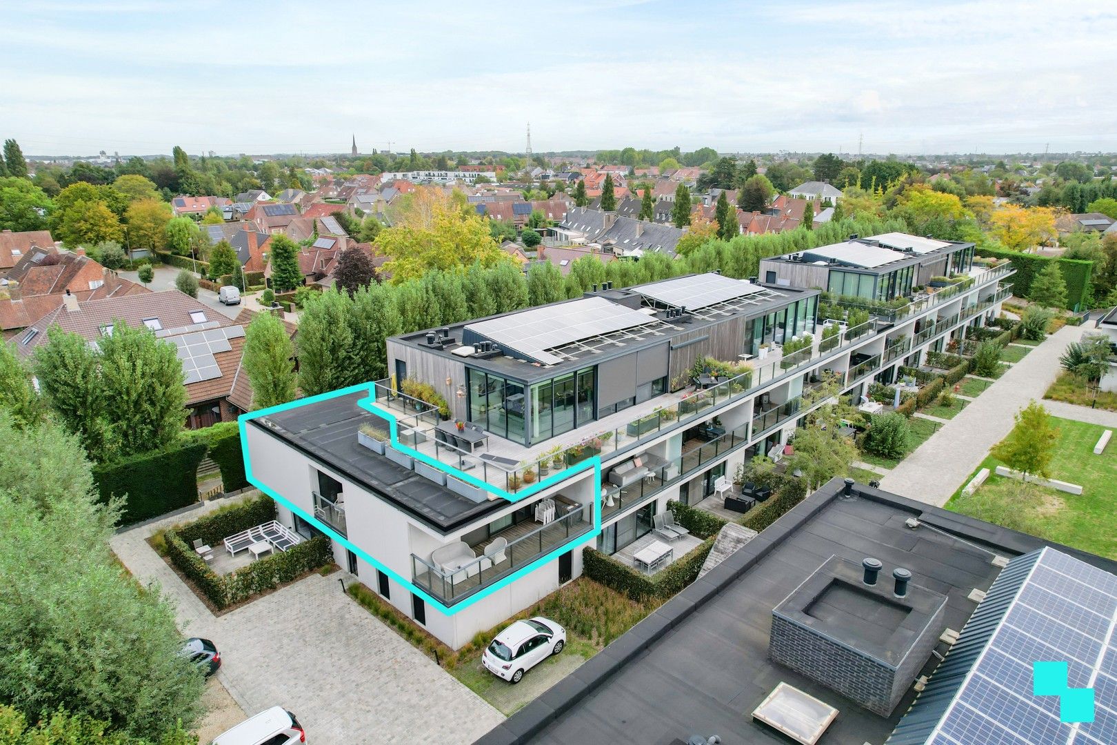 Bijna energieneutraal (E-peil: 8) instapklaar appartement te Bosmolens foto {{pictureIndex}}