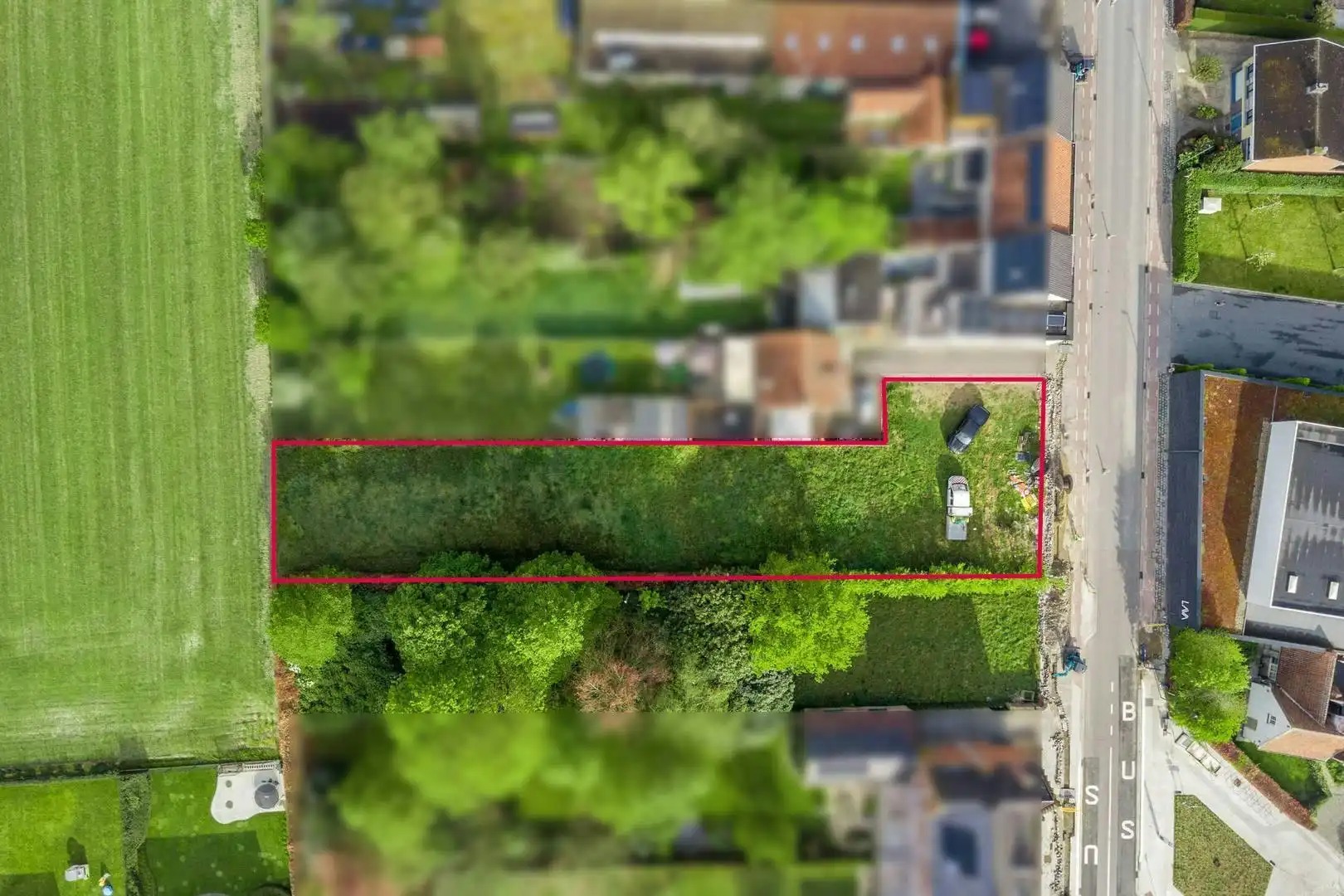 Ruim stuk bouwgrond te koop nabij centrum Sint-Baafs-Vijve foto 2